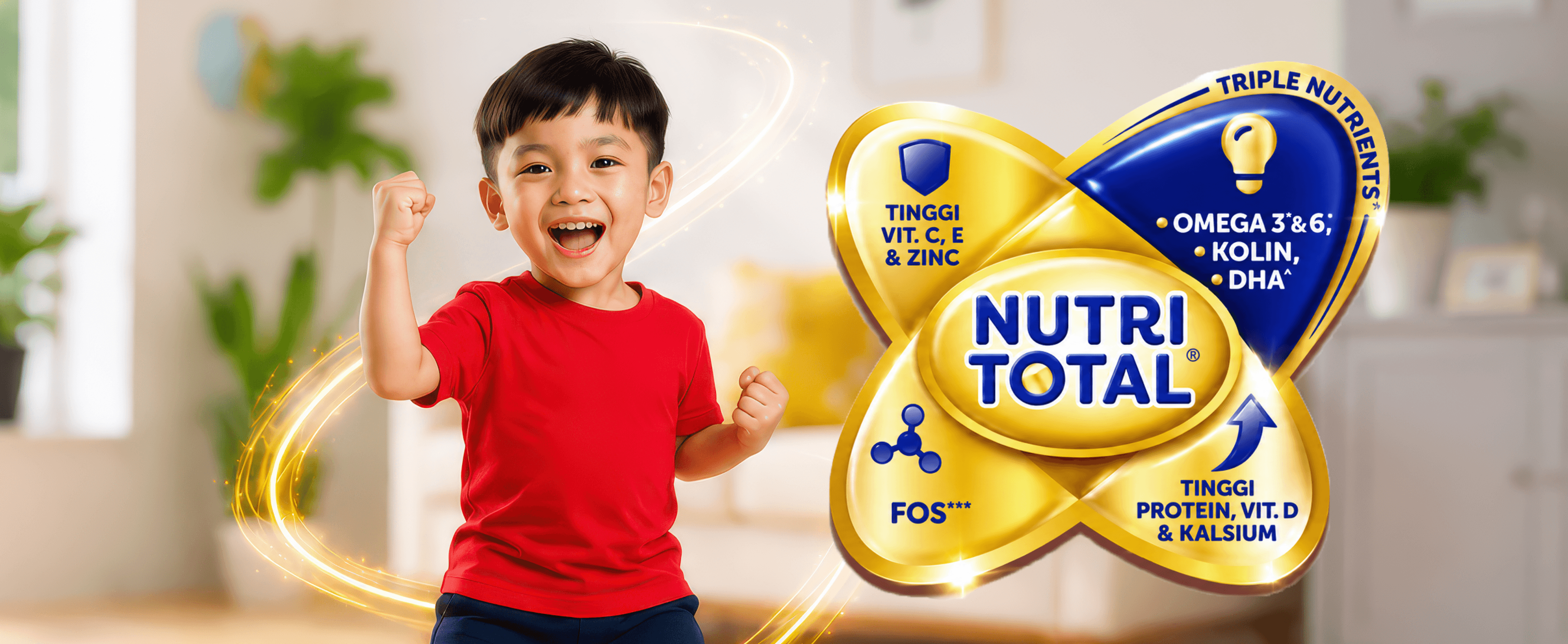 Nutritotal: 4 Komponen Penting untuk Tumbuh Kembang Si Kecil