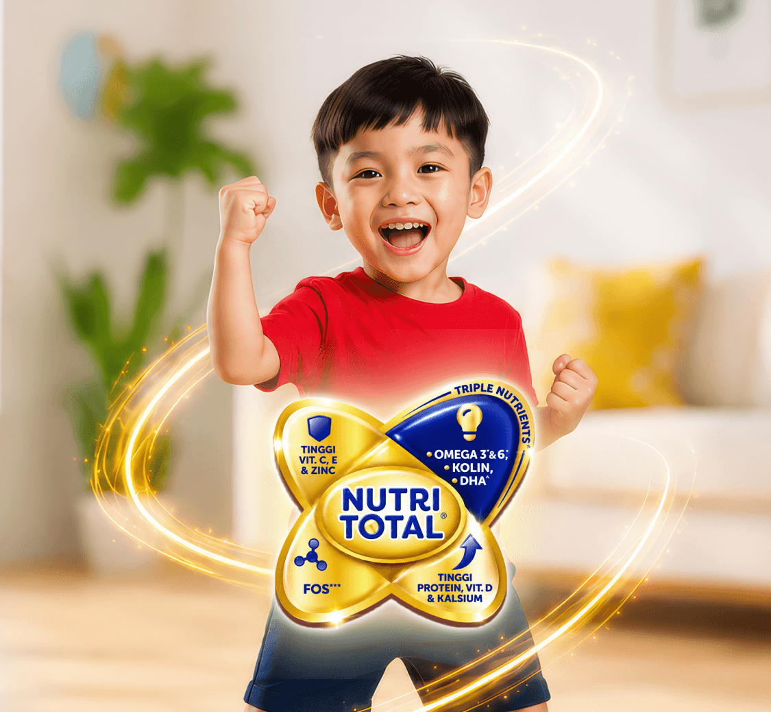 Nutritotal: 4 Komponen Penting untuk Tumbuh Kembang Si Kecil